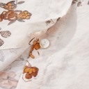  Golden Meadow Bloom Button-Up Blouse