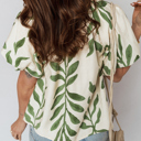  Monstera Whisper Blouse
