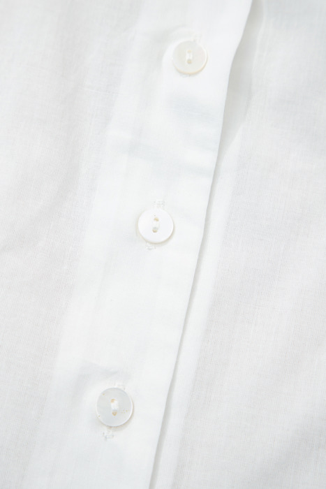 White Eyelet Flutter Blouse