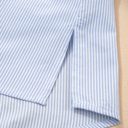  Wild Blue Leopard Stripe Shirt