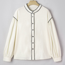  Sandstone Trim Puff Shirt