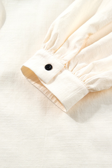 Sandstone Trim Puff Shirt