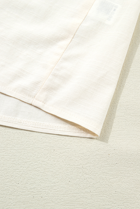 Sandstone Trim Puff Shirt