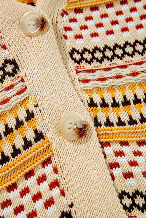 Golden Meadow Retro Cardigan
