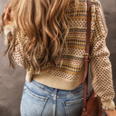  Golden Meadow Retro Cardigan