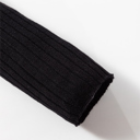  Timeless Noir Ribbed Knit Cardigan