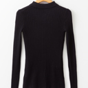  Timeless Noir Ribbed Knit Cardigan