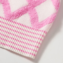  Cotton Candy Lattice Cardigan
