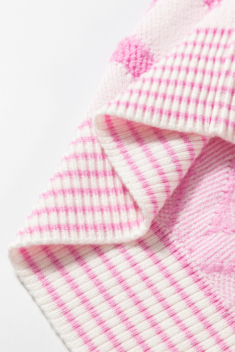 Cotton Candy Lattice Cardigan