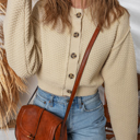  Buttercream Bliss Button Cardigan