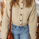  Buttercream Bliss Button Cardigan