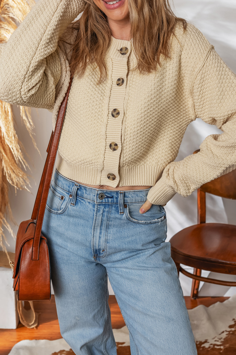 Buttercream Bliss Button Cardigan
