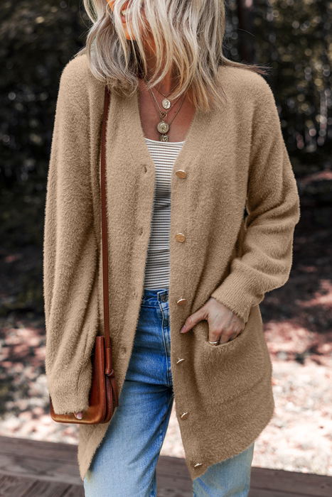 Mocha Embrace Cozy Cardigan