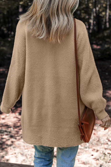 Mocha Embrace Cozy Cardigan