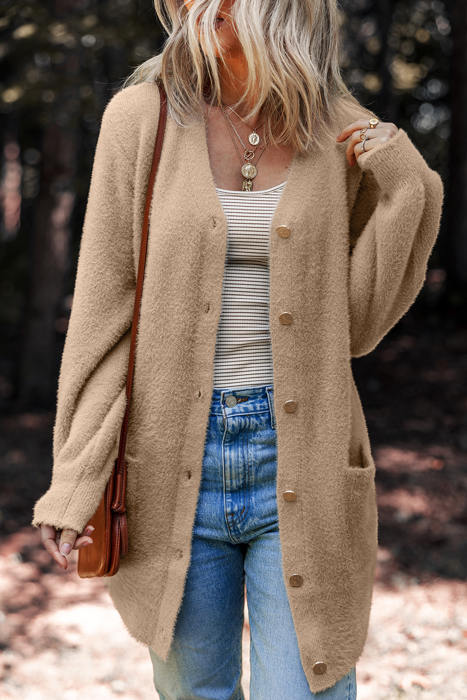 Mocha Embrace Cozy Cardigan