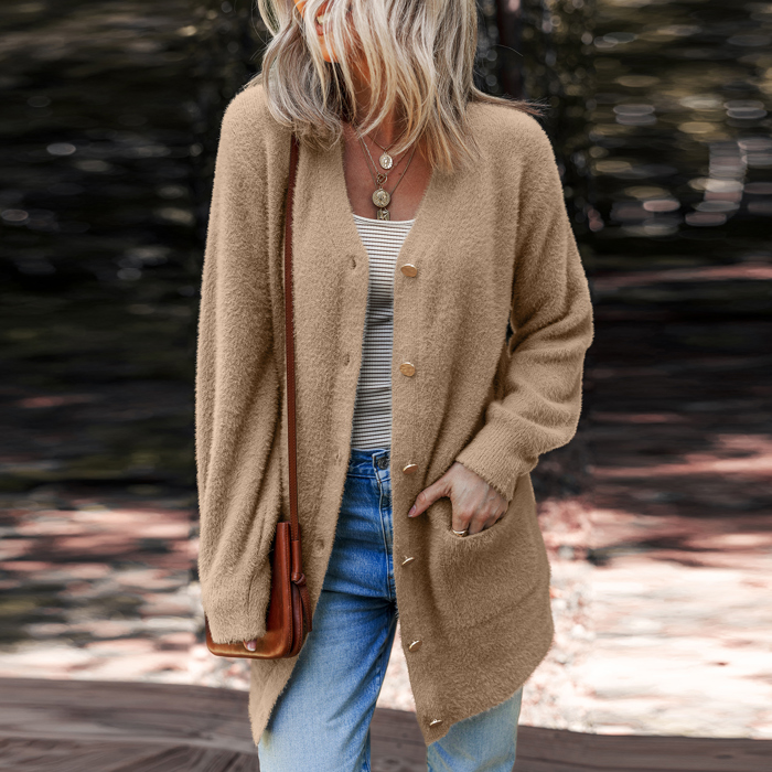Mocha Embrace Cozy Cardigan