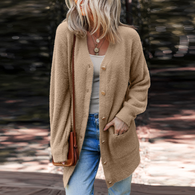 Mocha Embrace Cozy Cardigan