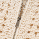  Soft Breeze Crochet Zip Cardigan