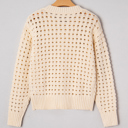  Soft Breeze Crochet Zip Cardigan