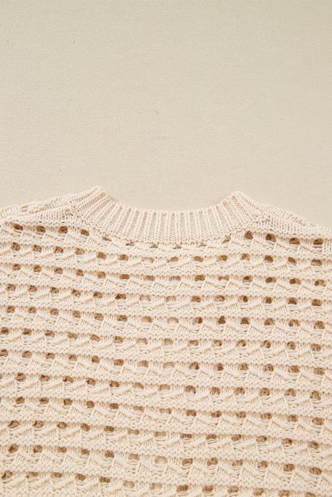 Soft Breeze Crochet Zip Cardigan
