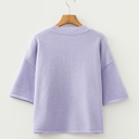  Lilac Cloud Button Cardigan