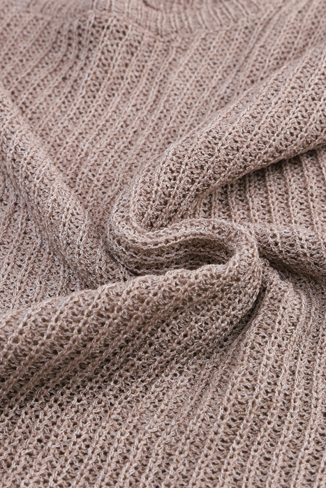 Cozy Drift Asymmetrical Knit Top