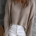  Cozy Drift Asymmetrical Knit Top