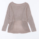  Cozy Drift Asymmetrical Knit Top