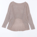  Cozy Drift Asymmetrical Knit Top