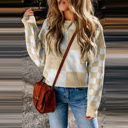  Cozy Checkerboard Bliss Sweater
