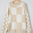  Cozy Checkerboard Bliss Sweater