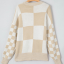  Cozy Checkerboard Bliss Sweater