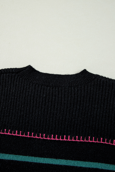 Midnight Carnival Stripe Sweater