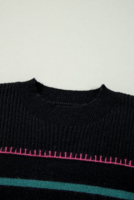 Midnight Carnival Stripe Sweater