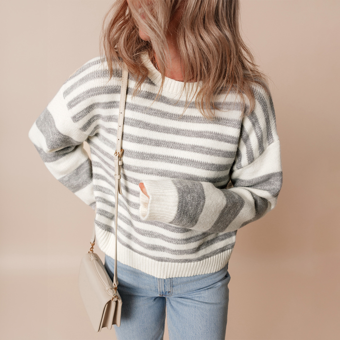 Silver Mist Weekend Sweater
