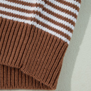  Caramel Horizon Striped Sweater