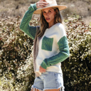  Sage Trail Colorblock Sweater
