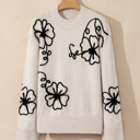  Wildflower Sketch Sweater