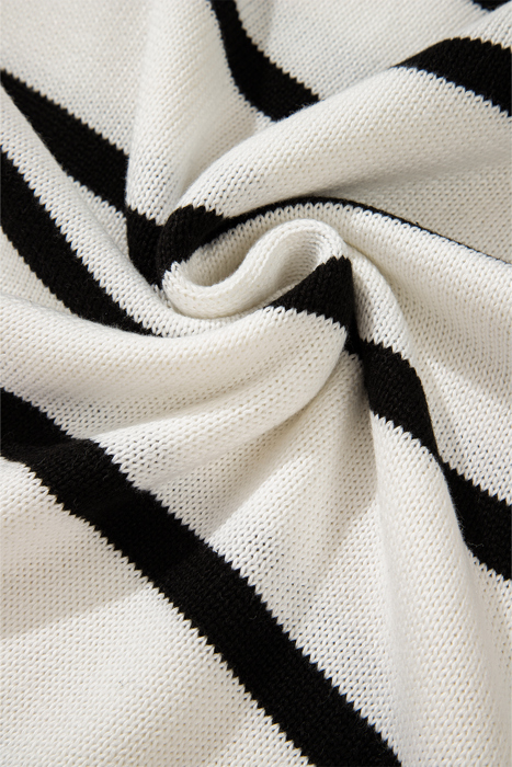 Pop Stripe Contrast Sweater