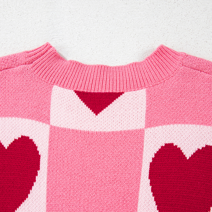 Sweetheart Checkered Knit