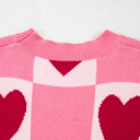  Sweetheart Checkered Knit