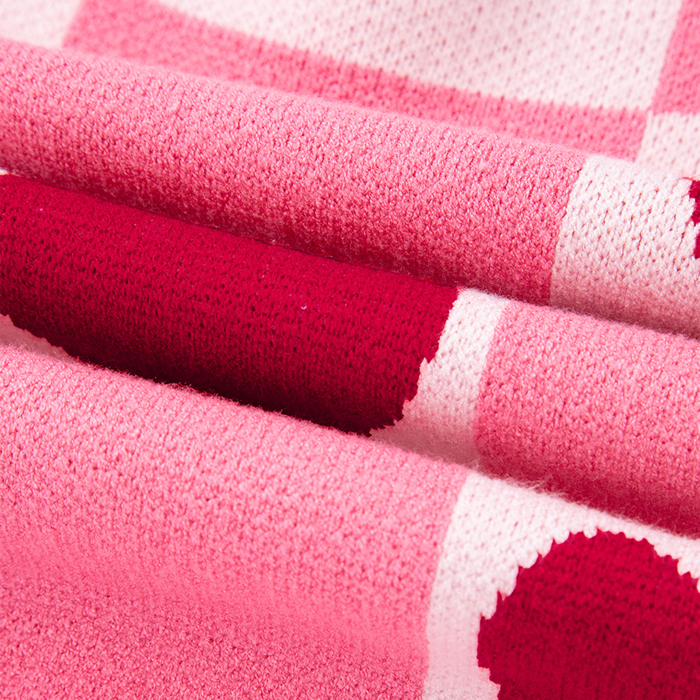 Sweetheart Checkered Knit