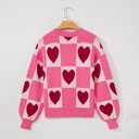  Sweetheart Checkered Knit