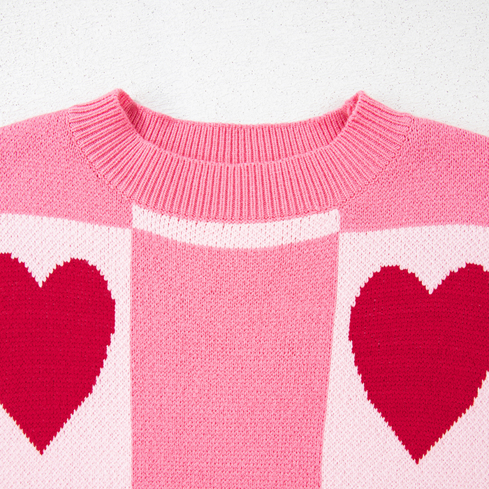 Sweetheart Checkered Knit