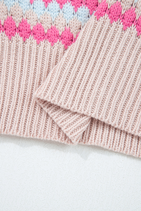 Sunset Coast Striped Knit Sweater