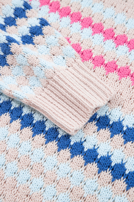 Sunset Coast Striped Knit Sweater