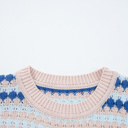  Sunset Coast Striped Knit Sweater