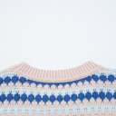  Sunset Coast Striped Knit Sweater