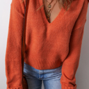  Rustic Charm V-Neck Sweater