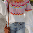  Frosted Horizon Fair Isle Sweater